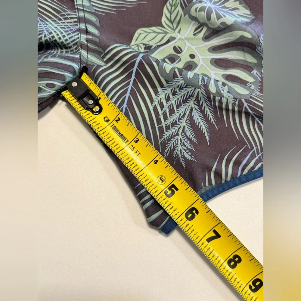 Fair Harbor Kids Anchor Swim Trunk Palm Leaf Beach Pool Youth Boys XL - Picture 13 of 14